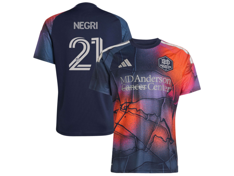 Franco Negri Houston Dynamo FC 2026 Mission Control Fan Version Jersey - Blue