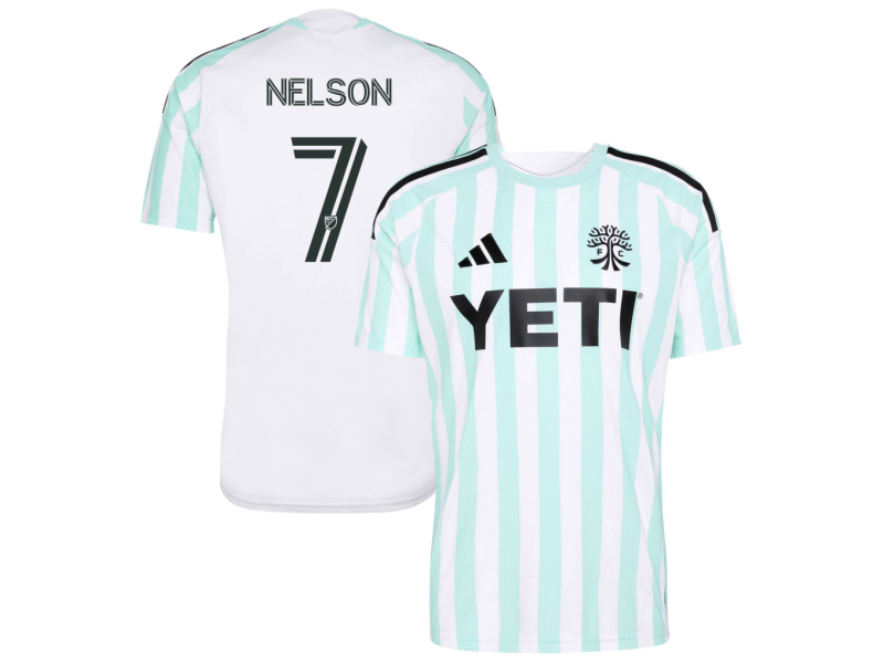 Jayden Nelson Austin FC 2026 The Rooted Edition Fan Version Jersey - White