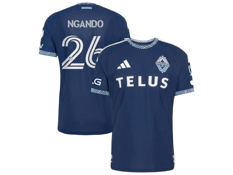 JC Ngando Vancouver Whitecaps FC 2026 The Coastal Player Version Jersey - Blue With Patch