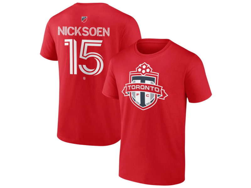 Men's Toronto FC #15 Nicksoen Gomis Team Authentic T-Shirt - Red