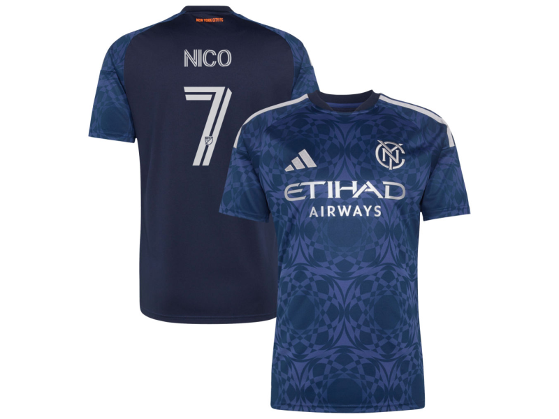 Fernandez Nico New York City FC 2026 The All Nations Edition Fan Version Jersey - Blue