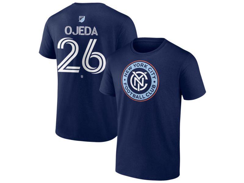 Men's New York City FC #26 Agustin Ojeda Team Authentic T-Shirt - Navy