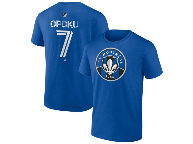 Men's CF Montreal #7 Kwadwo Opoku Team Authentic T-Shirt - Royal