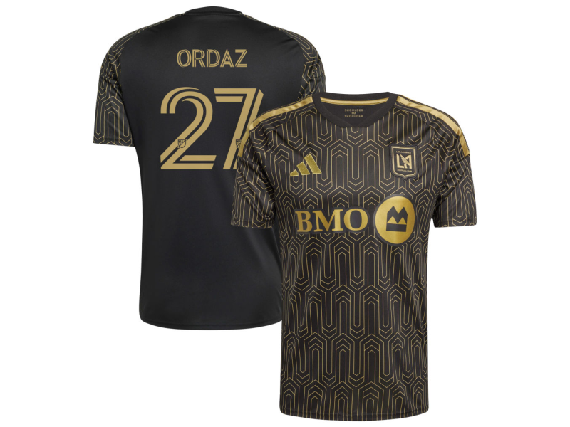 Nathan Ordaz LAFC 2026 Primary Edition Fan Version Jersey - Black