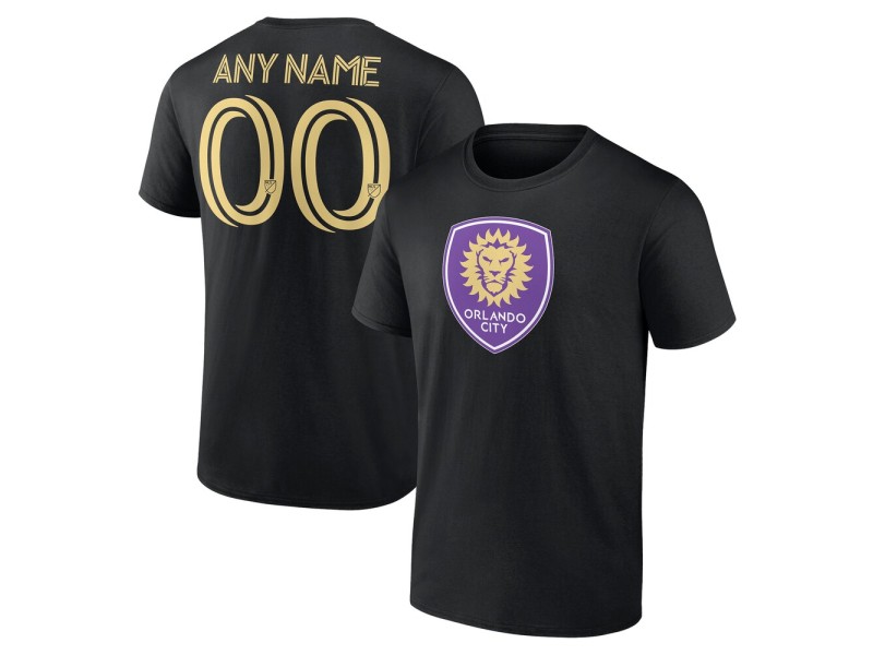 Youth Orlando City SC Custom T-Shirt - Black