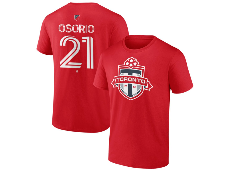 Men's Toronto FC #21 Jonathan Osorio Team Authentic T-Shirt - Red