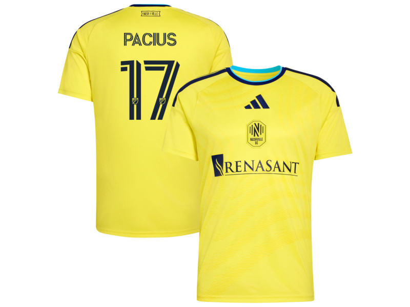 Woobens Pacius Nashville SC 2026 The Reverb Edition Fan Version Jersey - Yellow
