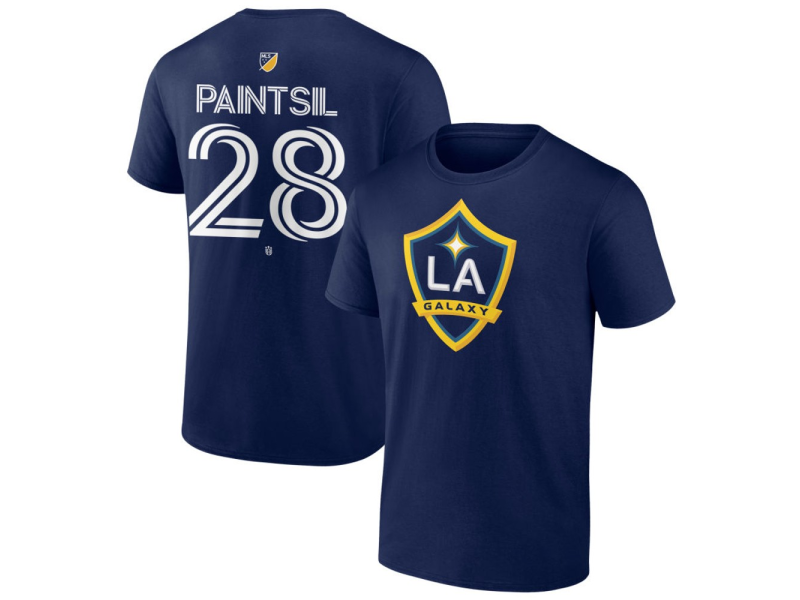 Men's LA Galaxy #28 Joseph Paintsil Team Authentic T-Shirt - Navy