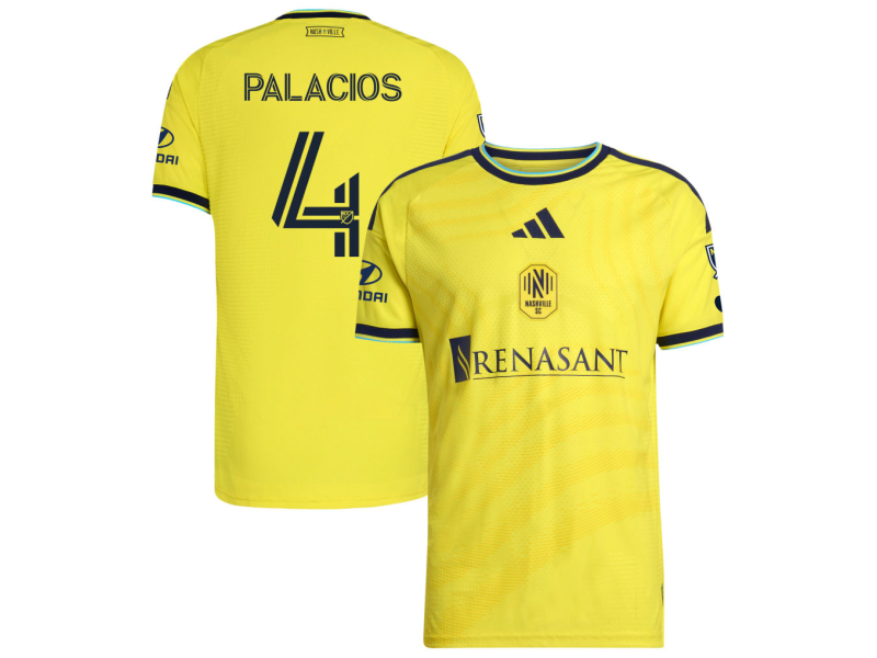 Jeison Palacios Nashville SC 2026 The Reverb Edition Player Version Jersey - Yellow With Patch