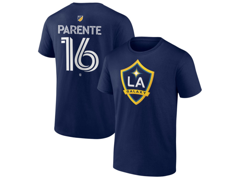Youth LA Galaxy #16 Isaiah Parente Team Authentic T-Shirt - Navy