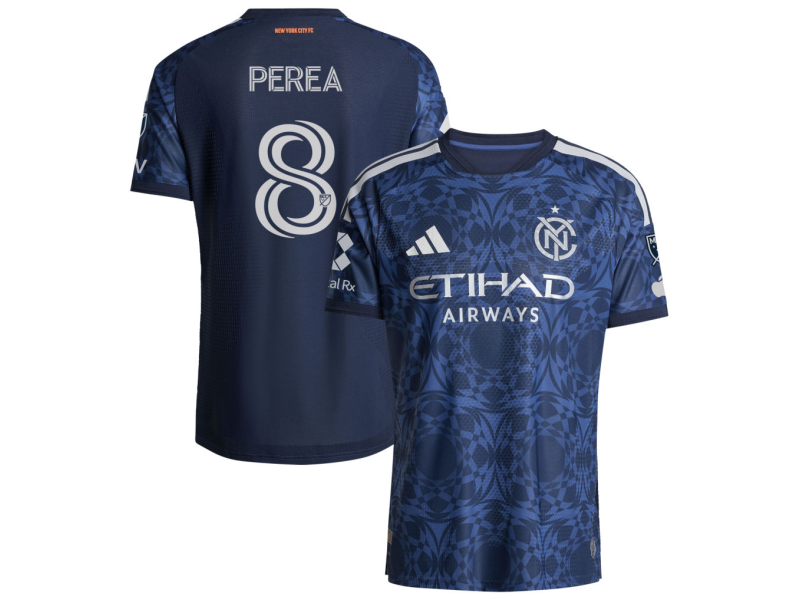 Andres Perea New York City FC 2026 The All Nations Edition Player Version Jersey - Blue With Patch