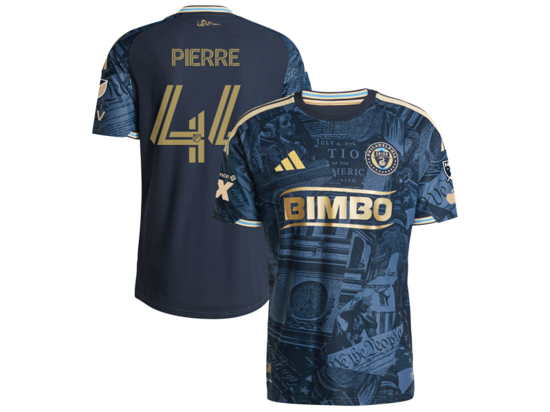 Neil Pierre Philadelphia Union 2026 1776 Edition Player Version Jersey - Navy With Patch