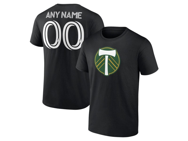 Youth Portland Timbers Custom T-Shirt - Black