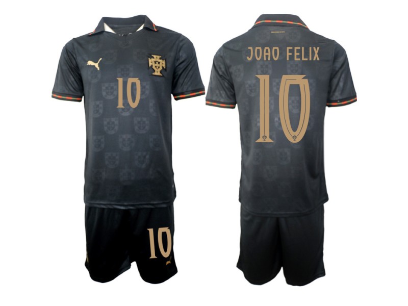 JOAO FELIX Portugal 2026 World Cup Special Edition Away Fan Jersey - Black