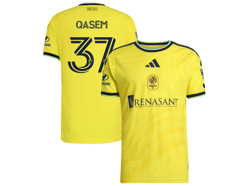 Ahmed Qasem Nashville SC 2026 The Reverb Edition Player Version Jersey - Yellow With Patch