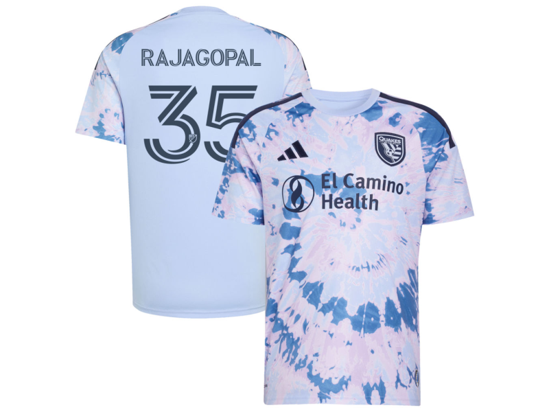 Rohan Rajagopal San Jose Earthquakes 2026 The Dead Edition Fan Version Jersey - Light Blue