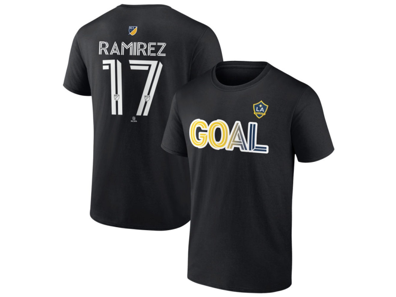 Youth LA Galaxy Goal #17 Christian Ramirez T-Shirt - Black