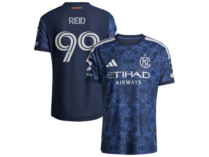 Seymour Reid New York City FC 2026 The All Nations Edition Player Version Jersey - Blue With Patch