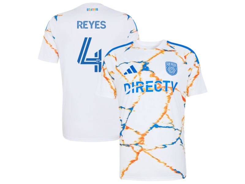 Andres Reyes San Diego FC 2026 Unprecedented Unity Edition Fan Version Jersey - White