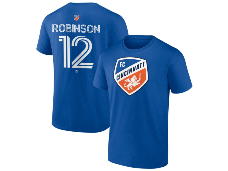 Men's FC Cincinnati #12 Miles Robinson Team Authentic T-Shirt - Royal