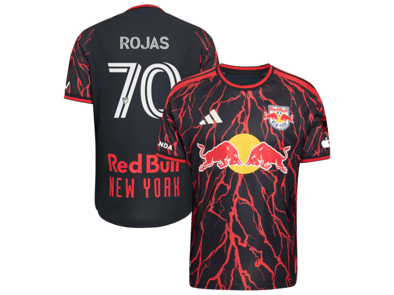 Andy Rojas New York Red Bulls 2026 The Rooted Edition Player Version Jersey - Black With Patch