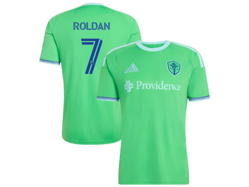 Cristian Roldan Seattle Sounders FC 2026 The Evergreen State Edition Fan Version Jersey - Rave Green