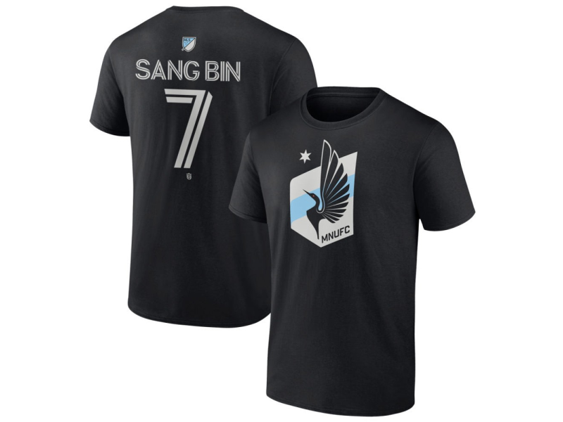 Men's Minnesota United FC #7 Sang Bin Team Authentic T-Shirt - Black