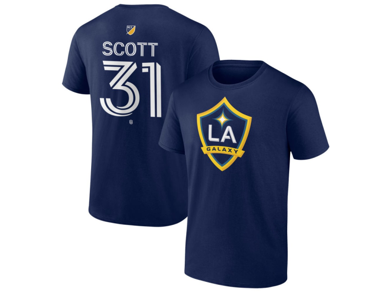 Youth LA Galaxy #31 Brady Scott Team Authentic T-Shirt - Navy
