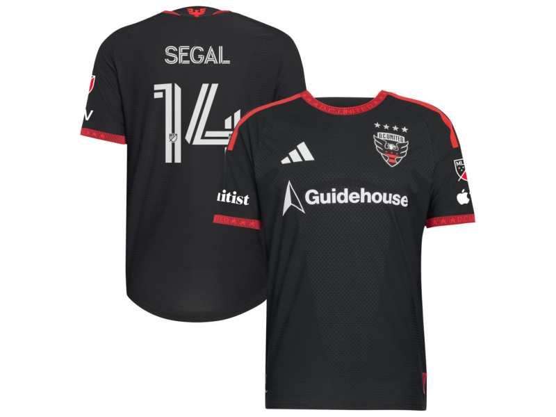 Gabe Segal D.C. United 2026 Black-and-Red Edition Player Version Jersey - Black With Patch