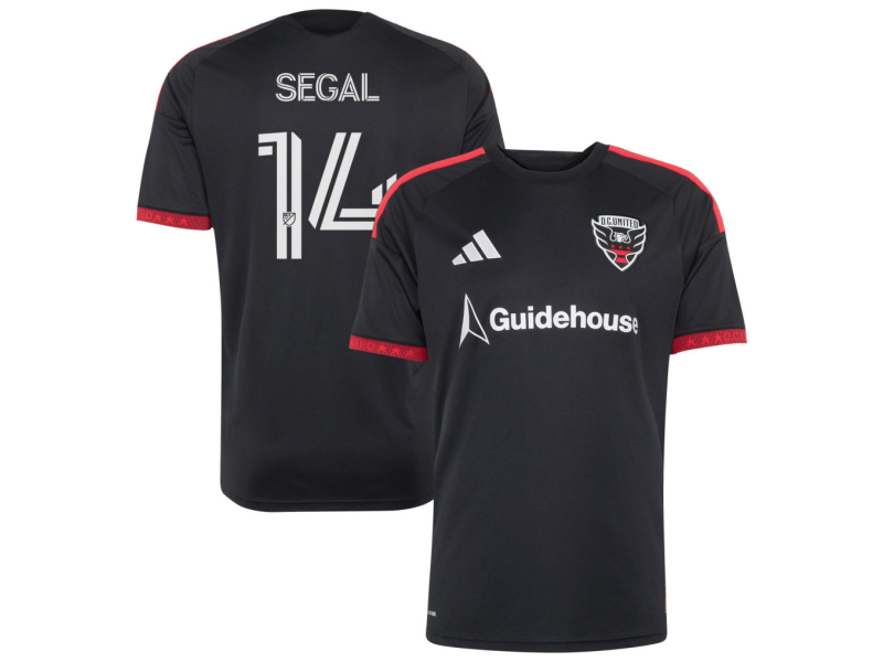 Gabe Segal D.C. United 2026 Black-and-Red Edition Fan Version Jersey - Black