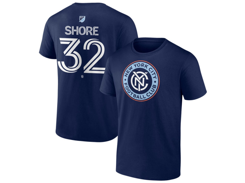 Youth New York City FC #32 Jonny Shore Team Authentic T-Shirt - Navy