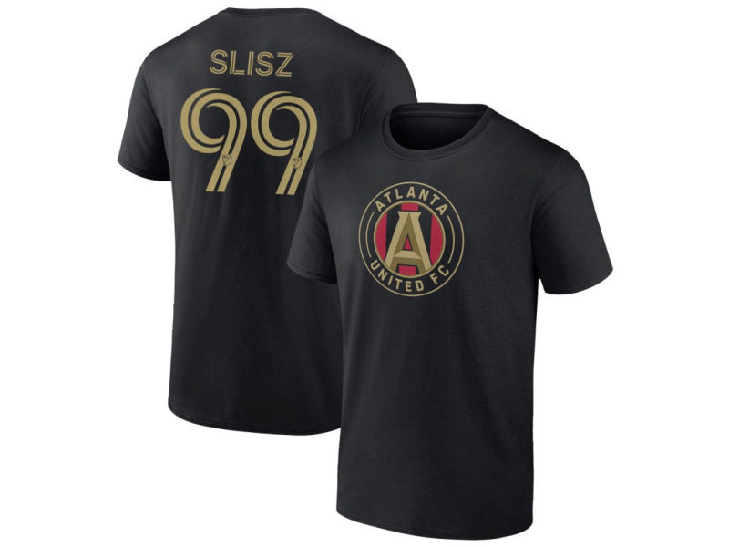 Men's Atlanta United FC #99 Bartosz Slisz T-Shirt - Black