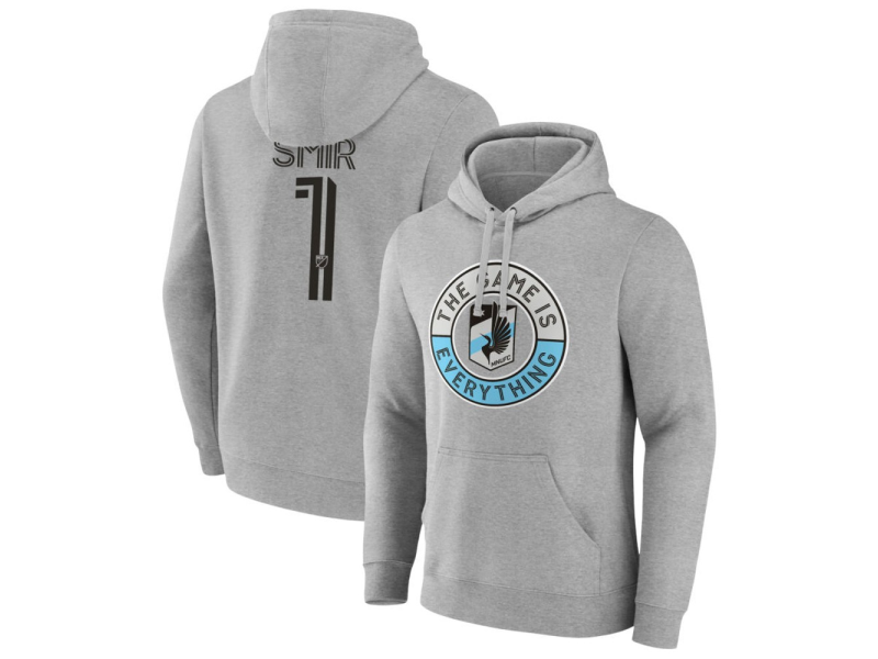 Men's Minnesota United FC The Game Is Everything #1 Alec Smir Pullover Hoodie - Gray