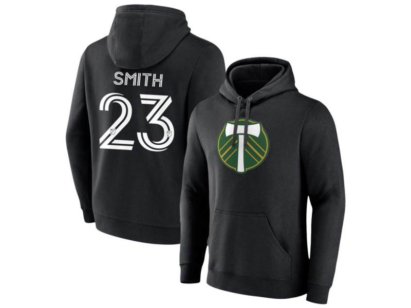 Men's Portland Timbers #23 Ian Smith Pullover Hoodie - Black