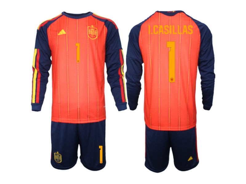 I.CASILLAS Spain 2026 World Cup Home Fan Jersey - Red