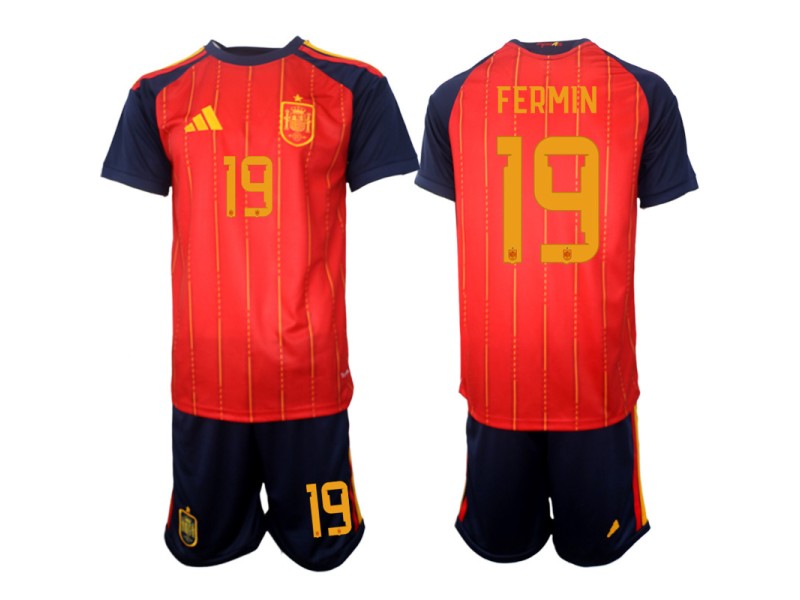 PERMIN Spain 2026 World Cup Home Fan Jersey - Red