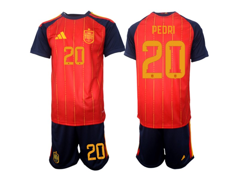 PEDRI Spain 2026 World Cup Home Fan Jersey - Red