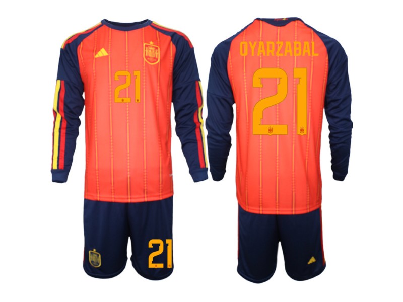 OYARZABAL Spain 2026 World Cup Home Fan Jersey - Red