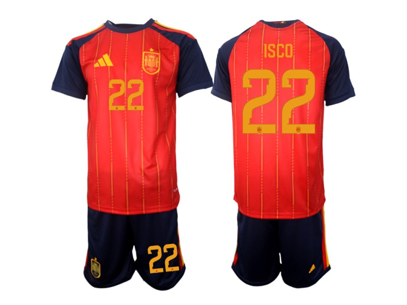 ISCO Spain 2026 World Cup Home Fan Jersey - Red