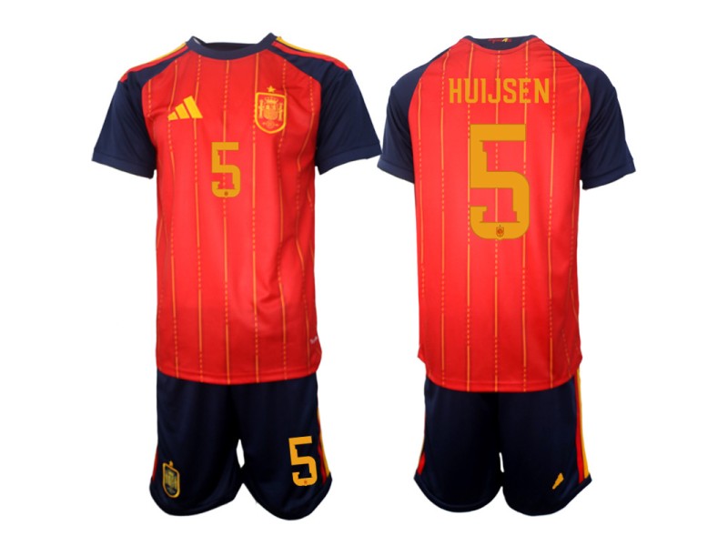 HUIJSEN Spain 2026 World Cup Home Fan Jersey - Red