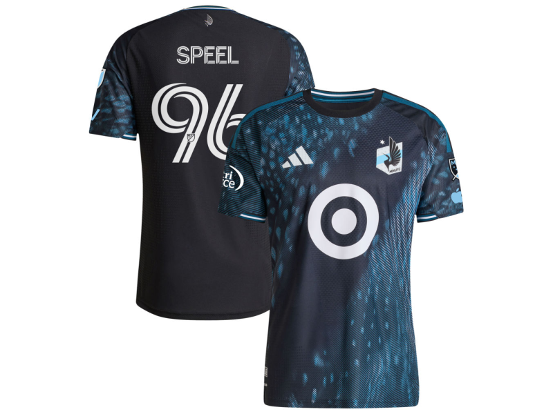 Wessel Speel Minnesota United FC 2026 The Decade Edition Player Version Jersey - Black With Patch