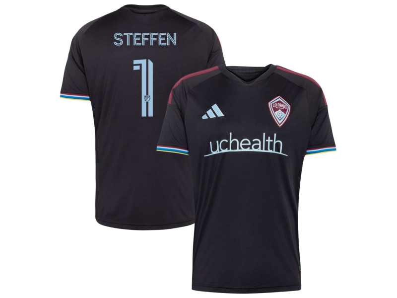 Zack Steffen Colorado Rapids 2026 Colorful Colorado Fan Version Jersey - Black