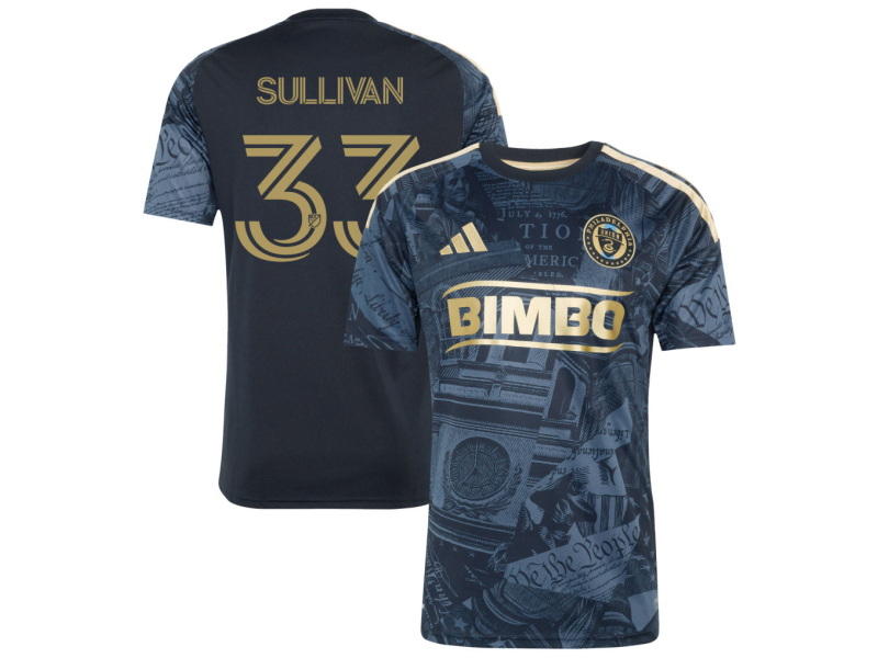 Quinn Sullivan Philadelphia Union 2026 1776 Edition Fan Version Jersey - Navy