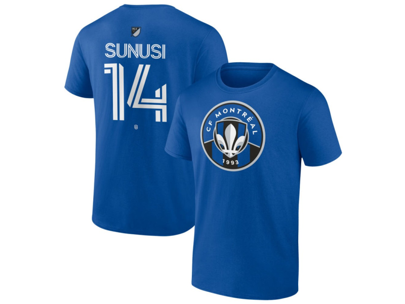 Youth CF Montreal #14 Sunusi Ibrahim Team Authentic T-Shirt - Royal