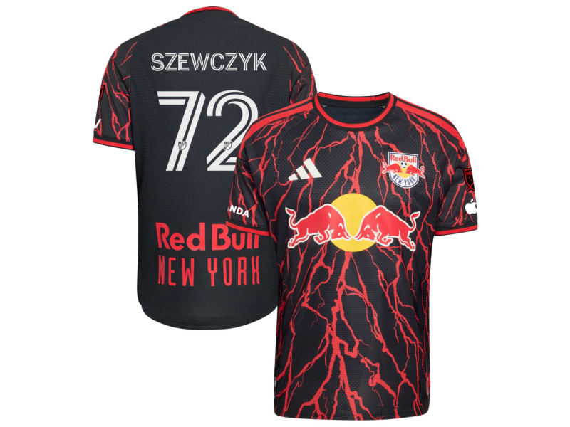Tobias Szewczyk New York Red Bulls 2026 The Rooted Edition Player Version Jersey - Black With Patch