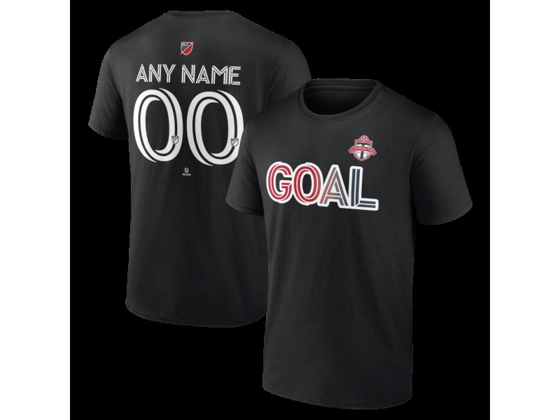 Men's Toronto FC Goal Custom T-Shirt - Black