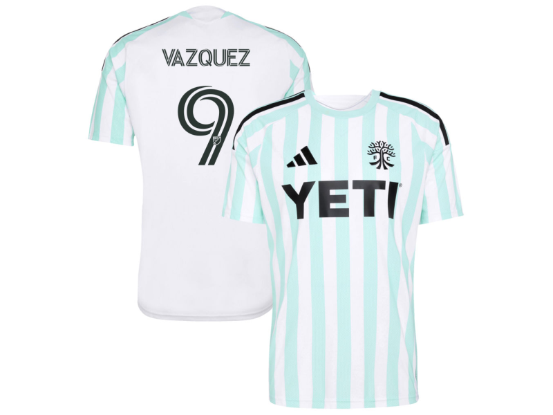 Brandon Vazquez Austin FC 2026 The Rooted Edition Fan Version Jersey - White