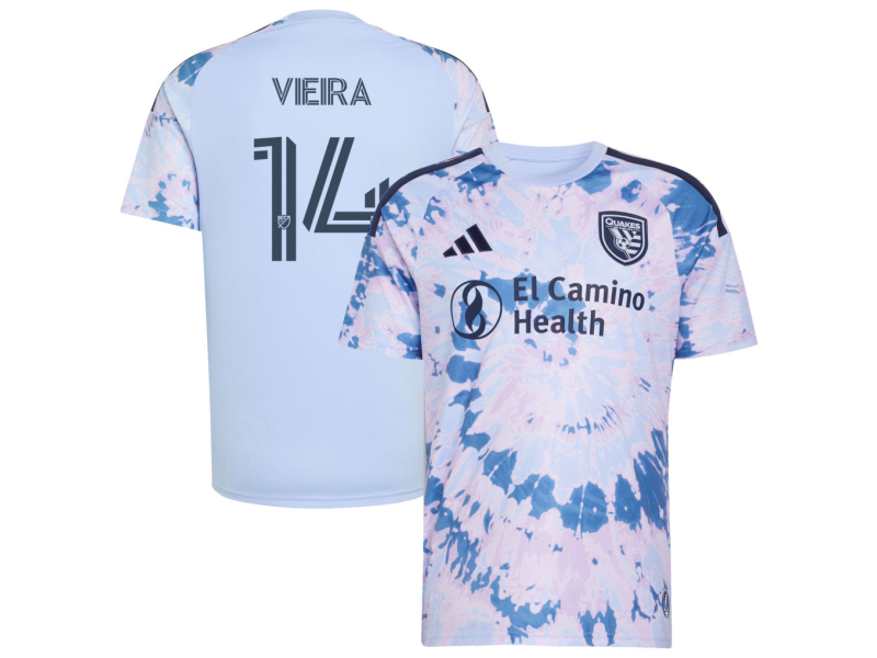 Ronaldo Vieira San Jose Earthquakes 2026 The Dead Edition Fan Version Jersey - Light Blue