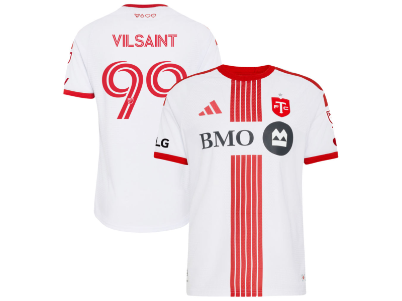 Jules Anthony Vilsaint Toronto FC 2026 Winter Edition Player Version Jersey - White With Patch