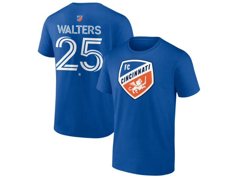 Men's FC Cincinnati #25 Paul Walters Team Authentic T-Shirt - Royal